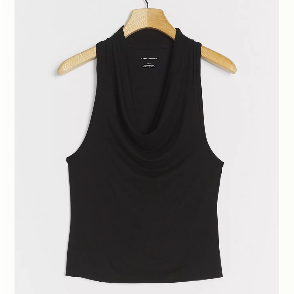 Anthropologie Cowl Neck Super Soft Layer Tank NWT